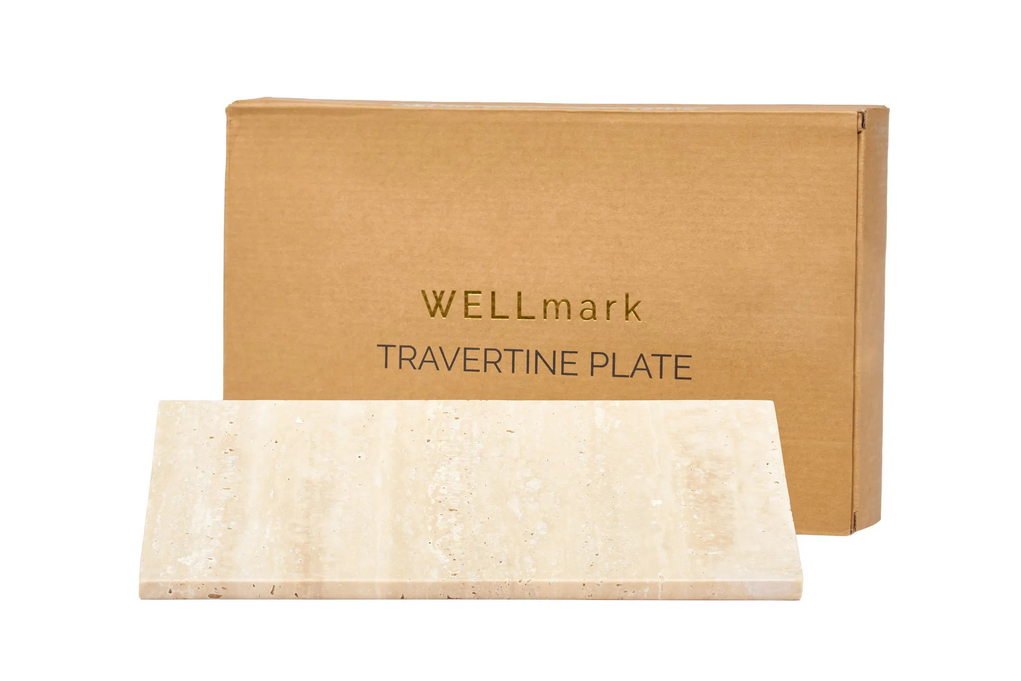 Wellmark Travertine Plate Beige